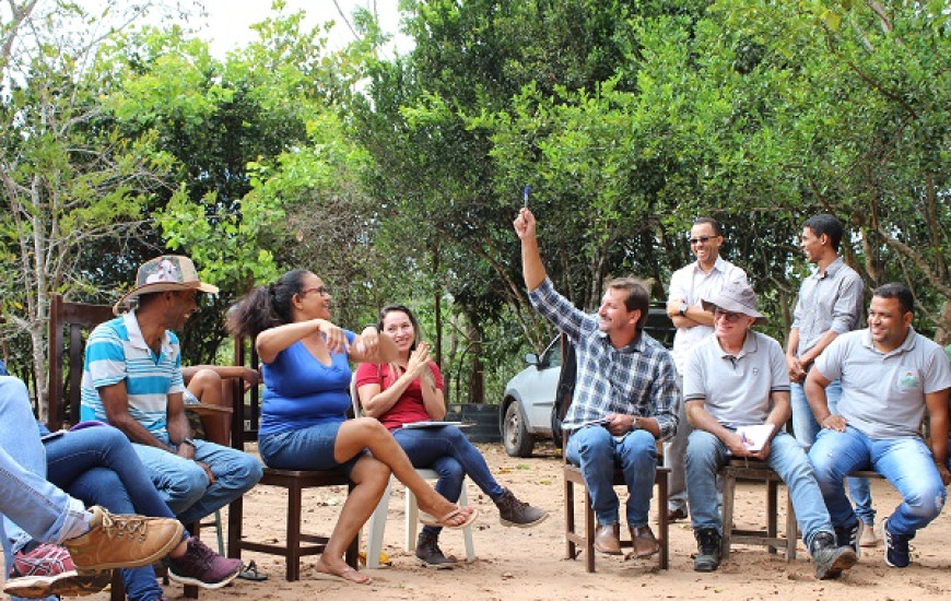 Produtores são capacitados.