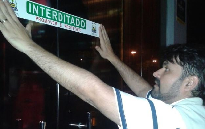 Nagay é interditado pela Vigilância Sanitária