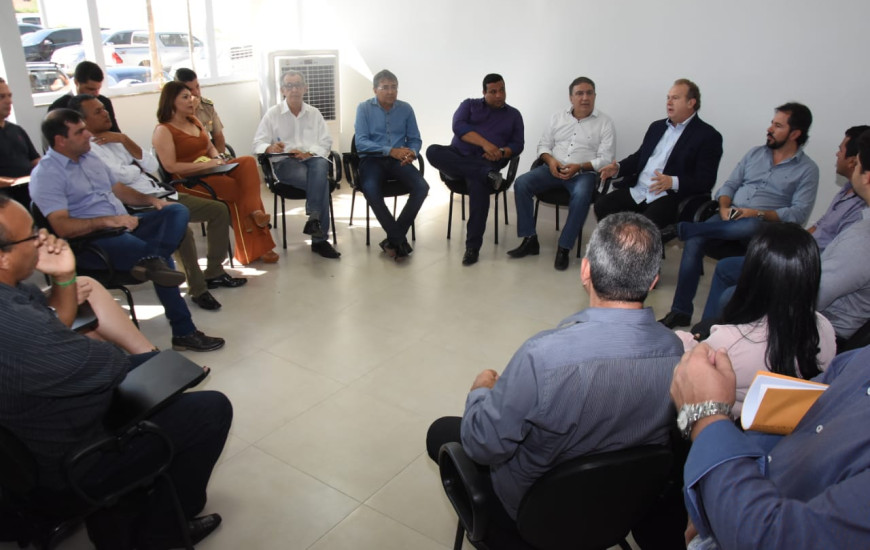 Encontro entre Carlesse e prefeitos 