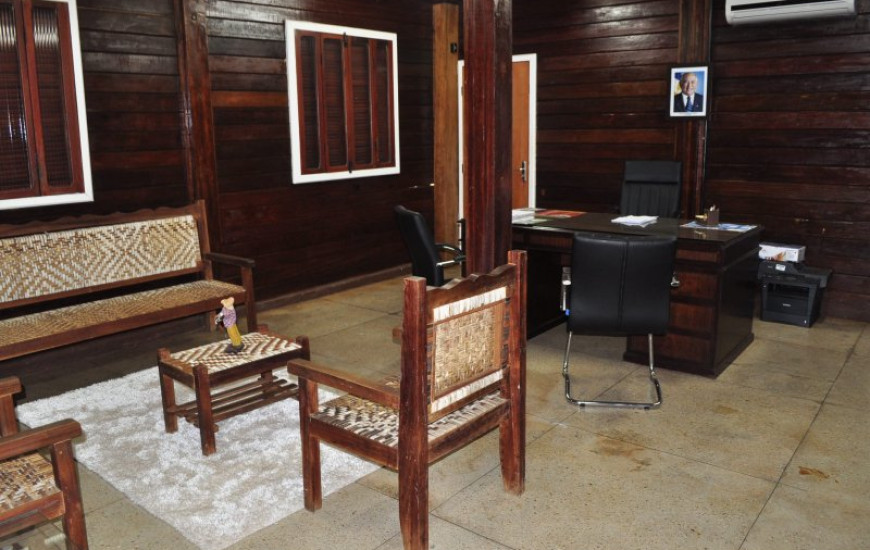 Gabinete de Rick no Museu do Palacinho