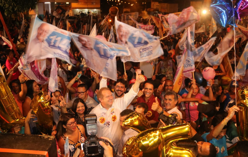 Comício foi realizado em Araguaína, na Praça da Bandeira