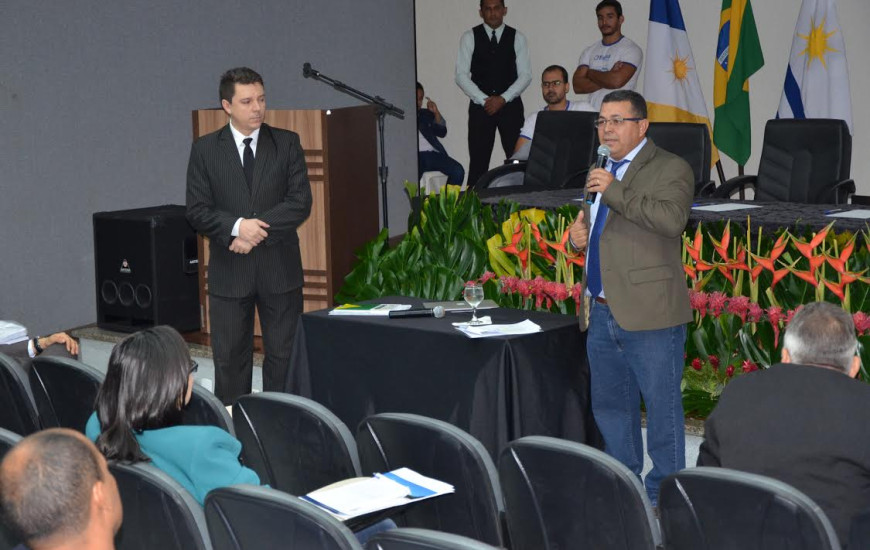 Presidente da Câmara de Palmas na oficina Interlegis