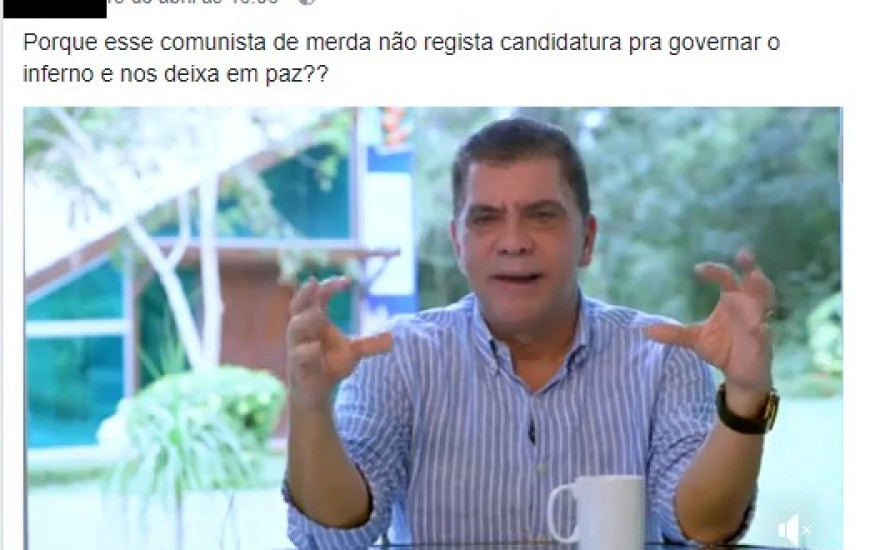 Mensagens contra Amastha são compartilhadas em rede social