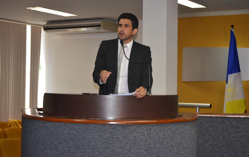 Vereador Tiago Andrino comenta fala de colega parlamentar