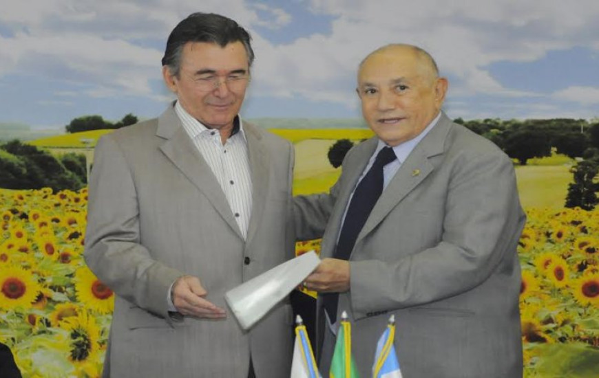 Darci Coelho e o governador