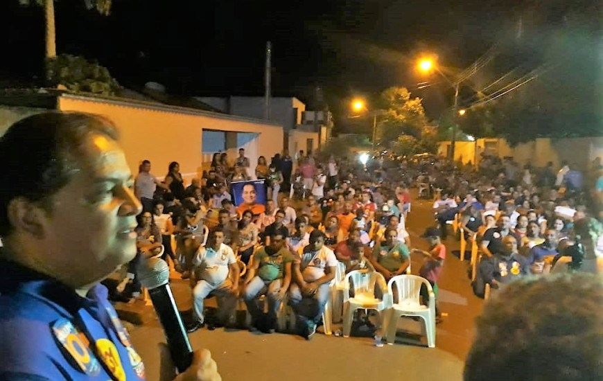 Candidato participou de reunião política realizada em Palmas nesta sexta