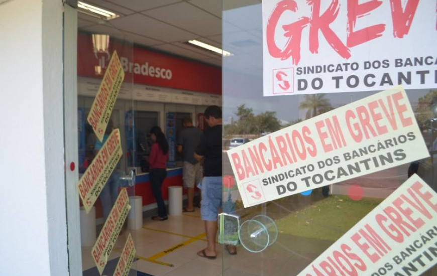 Greve dos bancários começou no dia 6