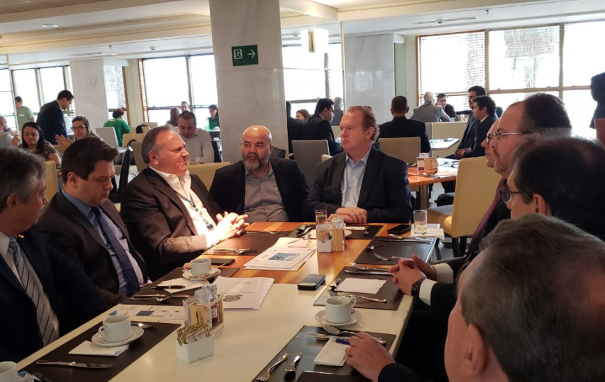 Reunião com representastes do setor aéreo