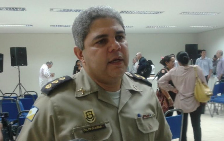 Comandante da PM, cel Glauber