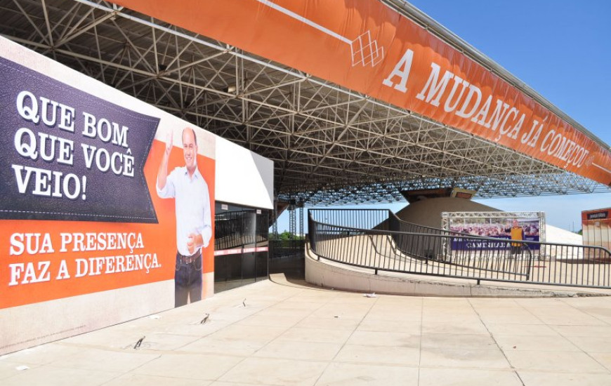 Estrutura está concluída no Espaço Cultural