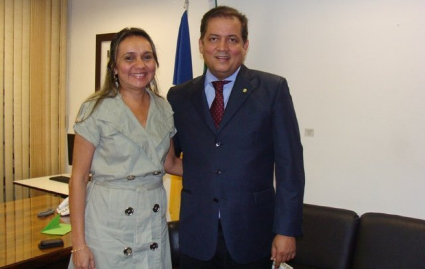 Magda esteve em Brasília