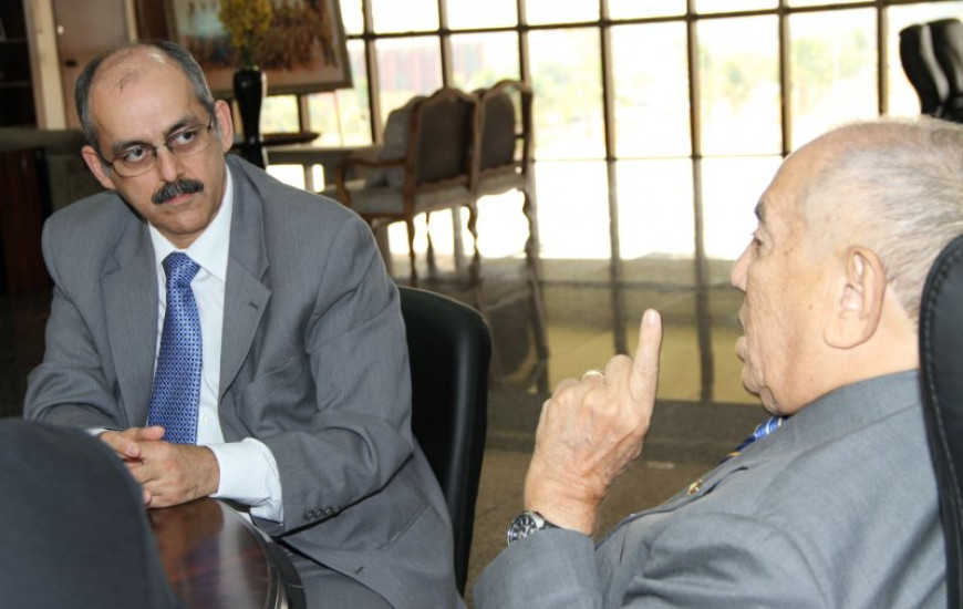 Interventor em recente encontro com o governador