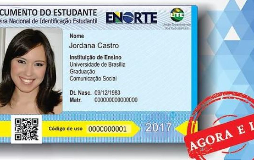 Nova Carteirinha Estudantil