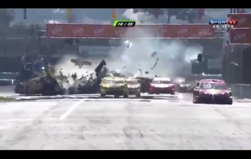 Acidente ocorreu durante prova em Curitiba