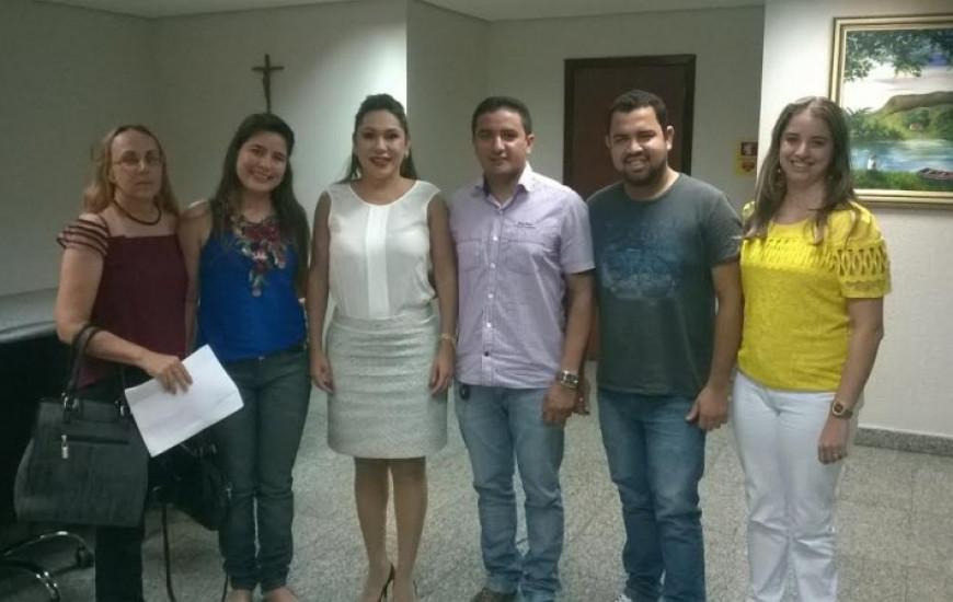 Luana recebe representantes da categoria