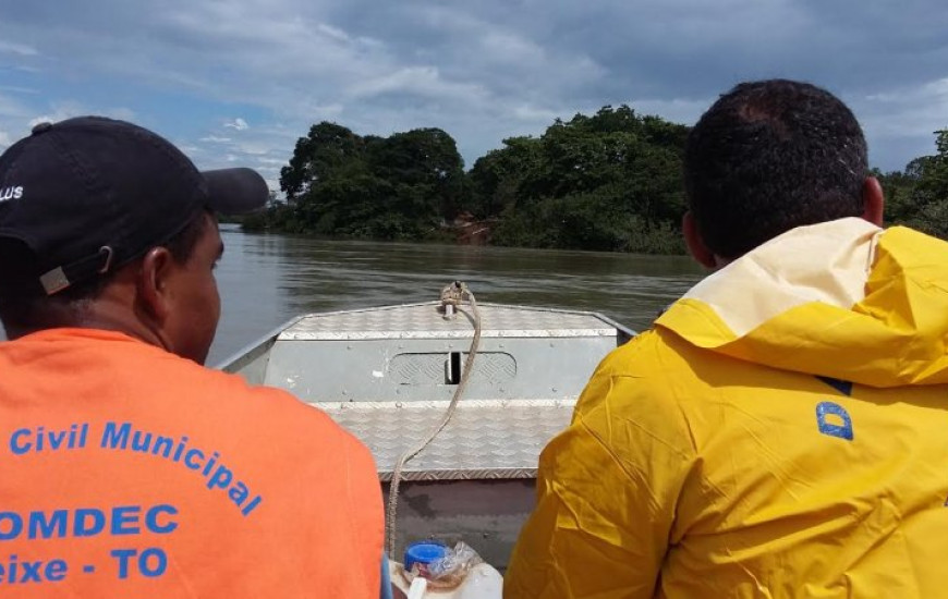 Defesa Civil Estadual faz visitas em área de cheia