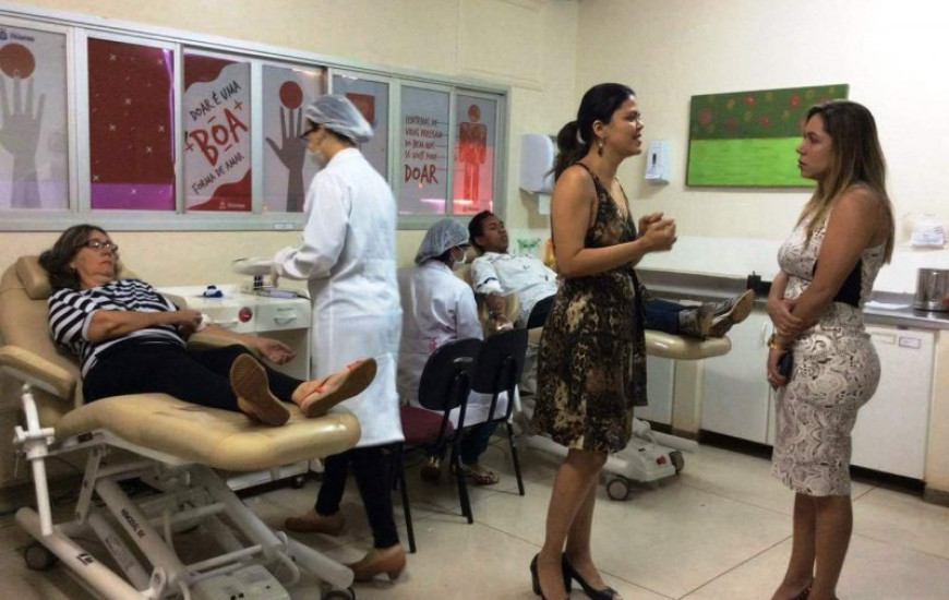 Deputada Luana visita Hemocentro de Palmas