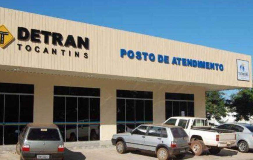 Posto de atendimento do Detran Tocantins
