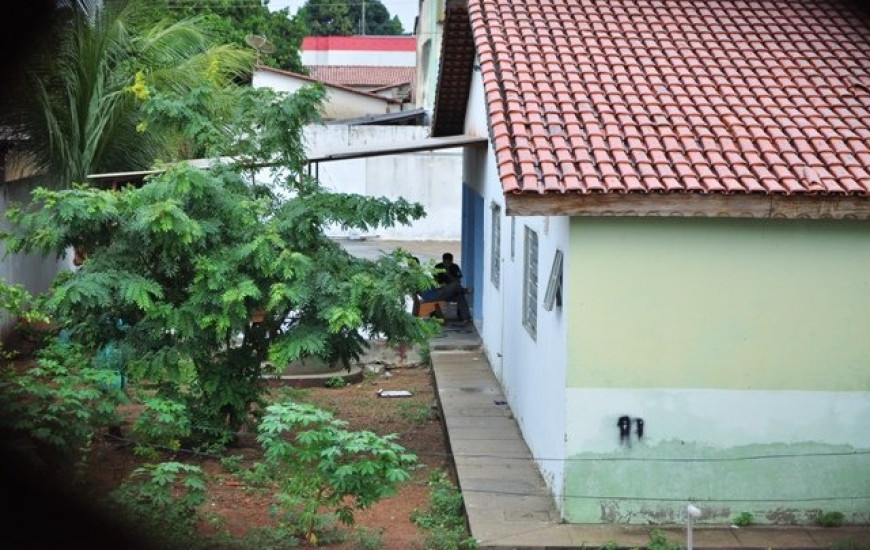 Foto tirada de um dos buracos