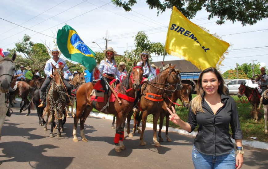 Luana prestigia exposições em Araguaína e Guaraí