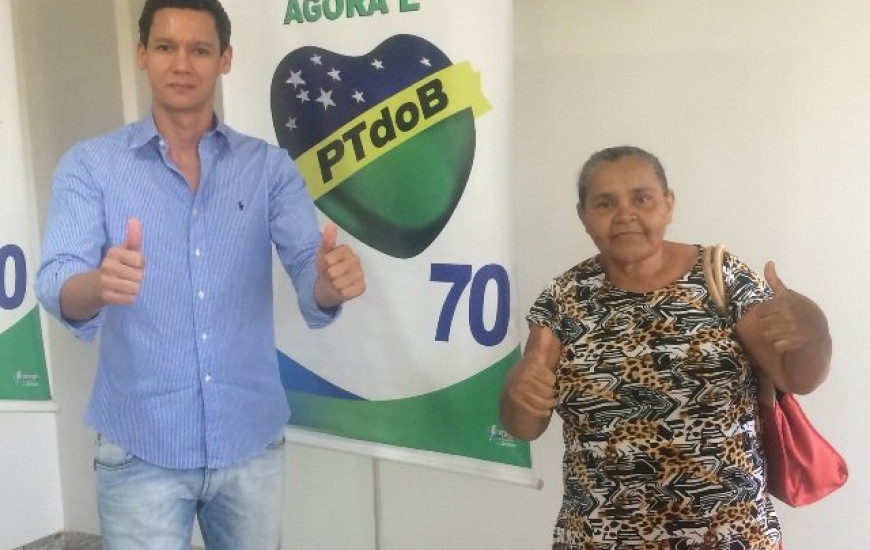 Maria da Balsa filia-se ao PTdoB