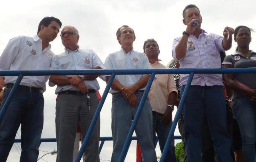 Deputado Toinho Andrade em comício