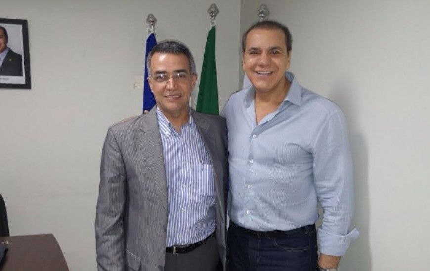 Ataídes recebe o contador Dete Nunes