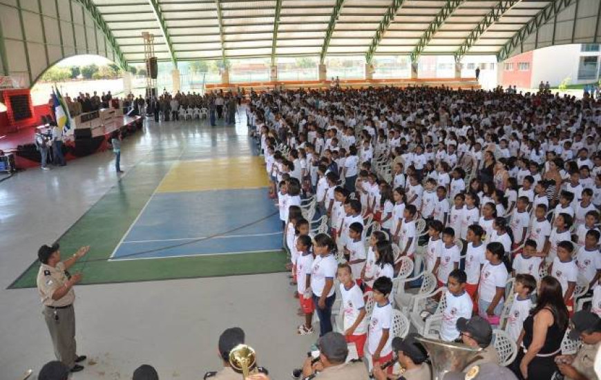 Formatura de alunos atendidos pelo Proerd