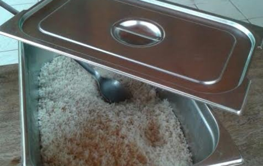 Apenas arroz foi servido nesta 6ª em Araguatins