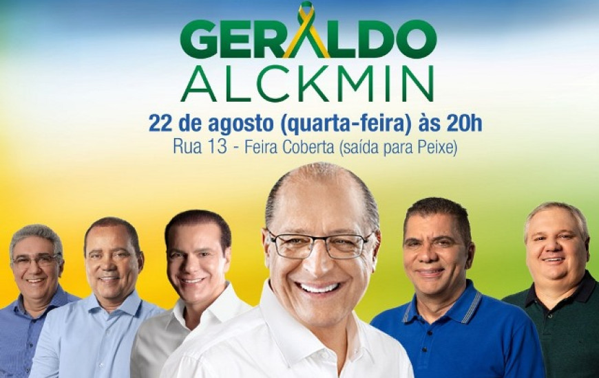 Comício acontece nesta quarta-feira, em Gurupi