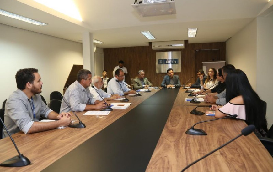 Fieto e representantes de sindicatos patronais
