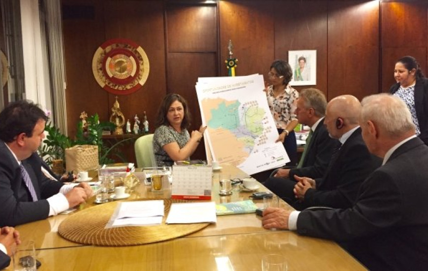 Comitiva no Mapa, com Kátia Abreu