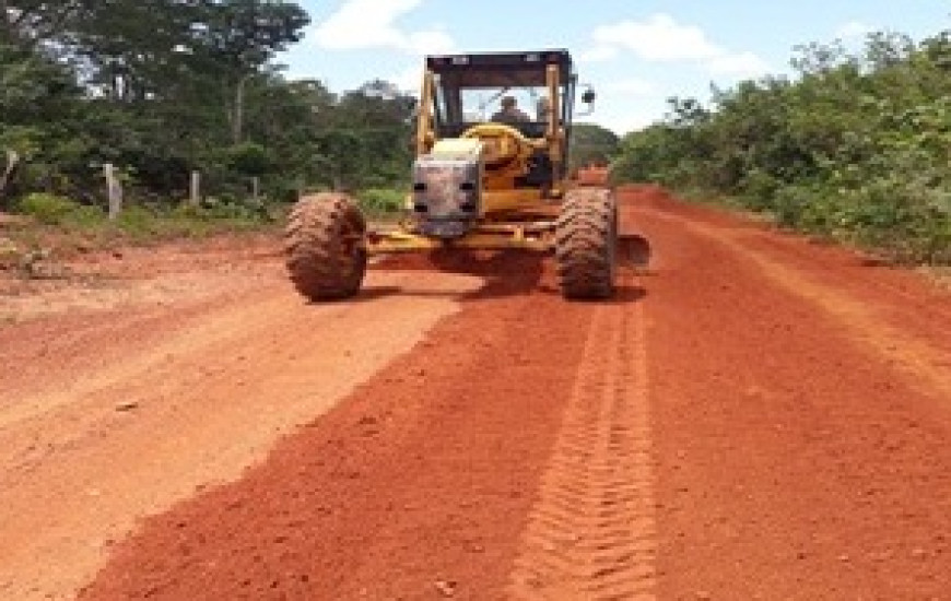 TO-457 está recebendo o serviço de patrolamento.