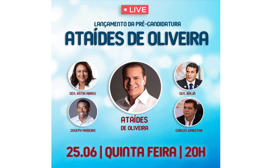 Live reunirá lideranças políticas e comuntárias e representante do empresariado