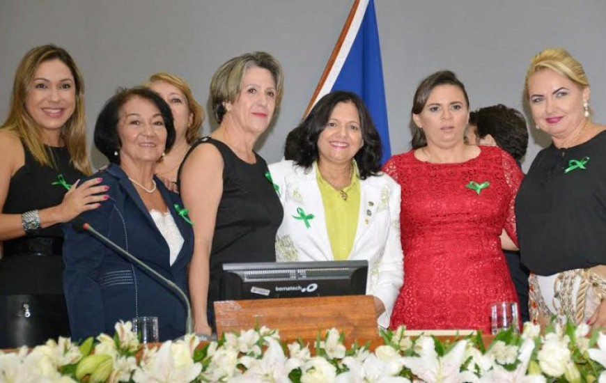 Luana parabenizou os profissionais da Enfermagem