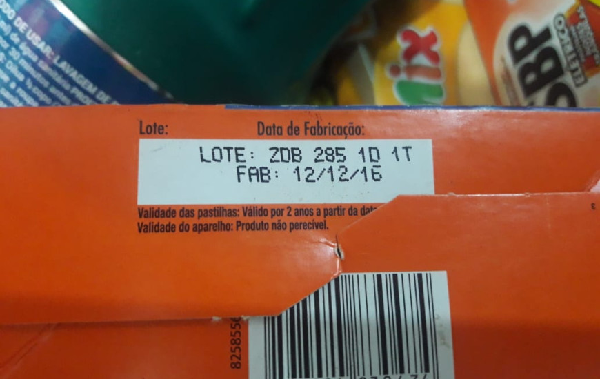 Apreensão de produtos alimentícios vencidos foram maioria 