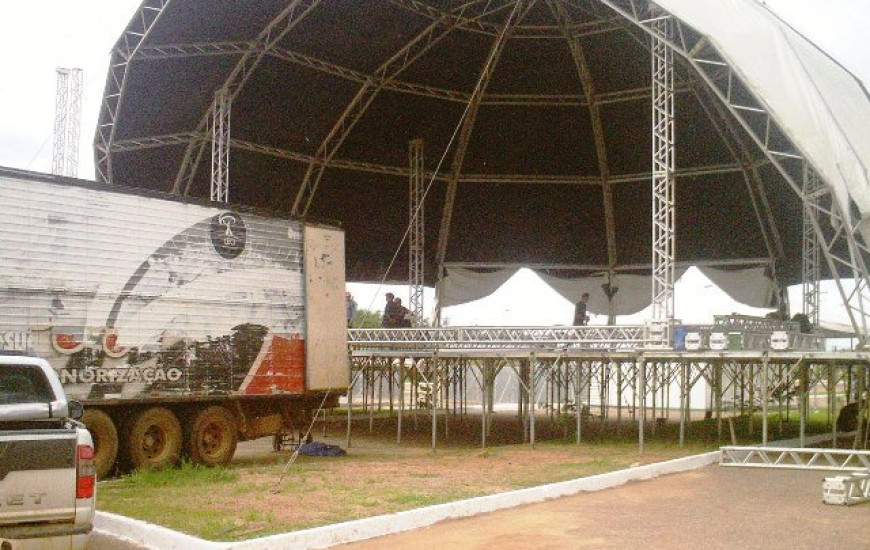 Estrutura do reveillon de 2011