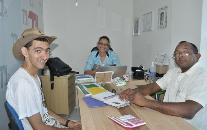 Padre Aderso e Mário Benício no T1