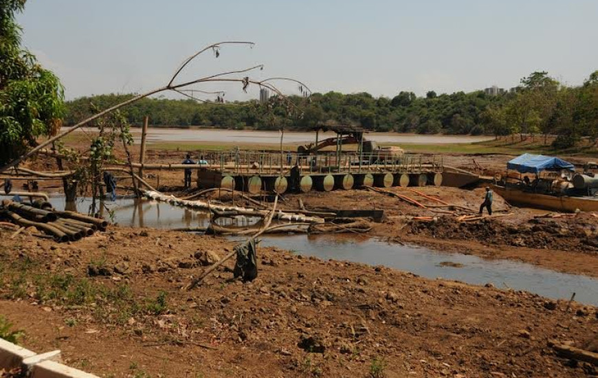 Obras estão em andamento
