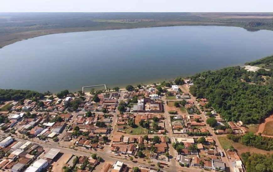 Vista aerea de Lagoa da Confusão