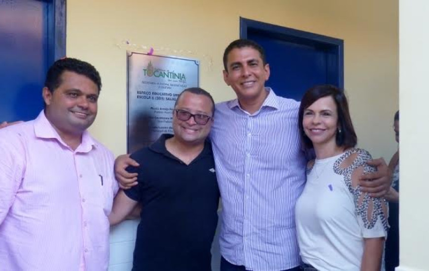 Professora Dorinha participa de inauguração