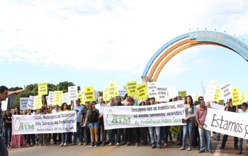 BR-153 ficou bloqueada durante 2 horas