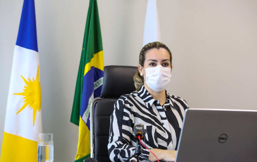 Prefeita de Palmas, Cinthia Ribeiro (PSDB).