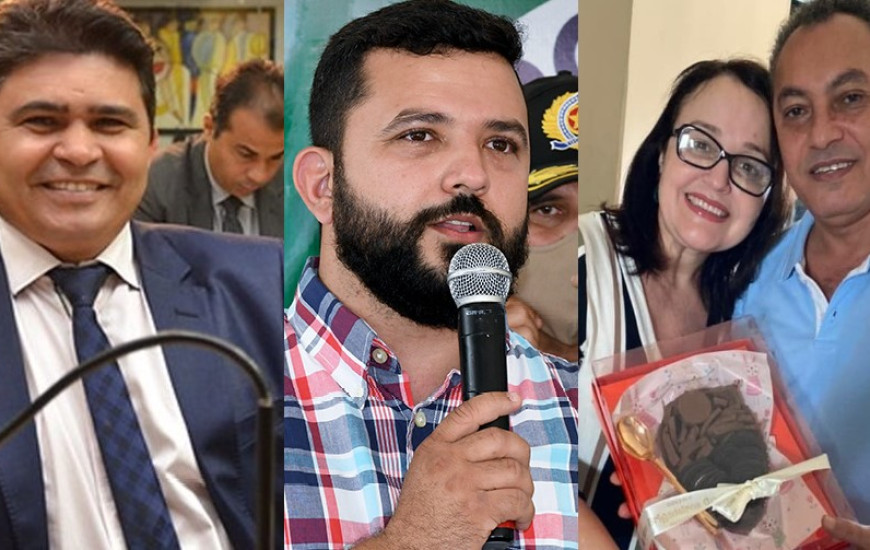 Negreiros, Thiago e Elionice 