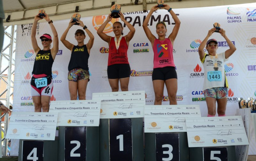 As mulheres marcando presença na corrida
