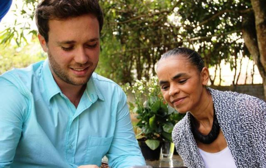 Rafael Boff e Marina Silva