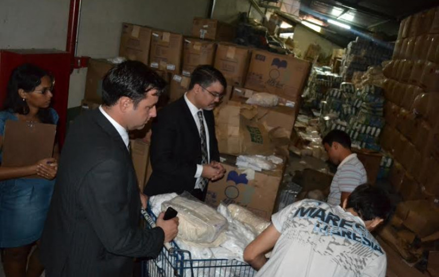 Inspetores constataram mal acondicionamento