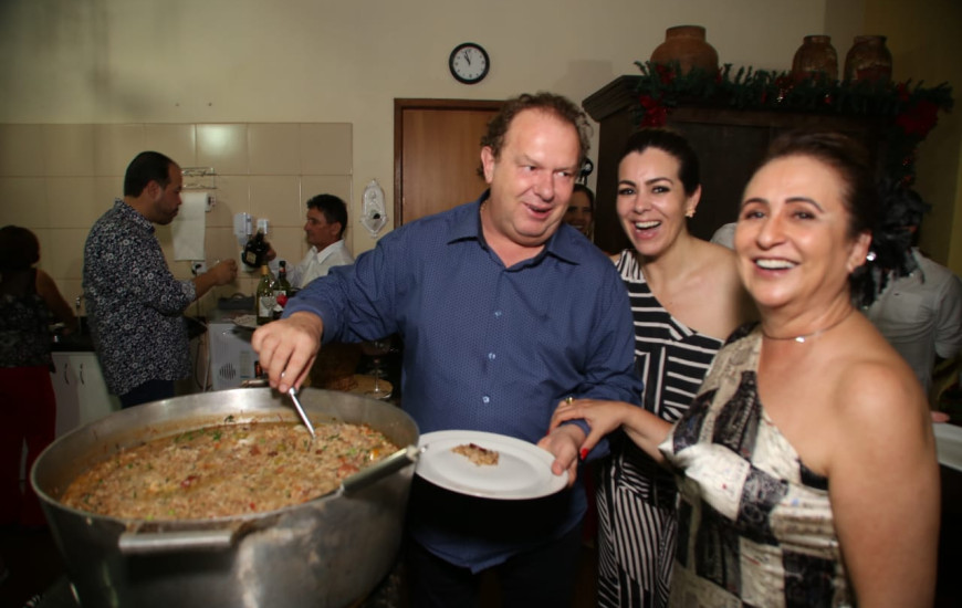 Jantar foi realizado na casa da senadora, em Palmas