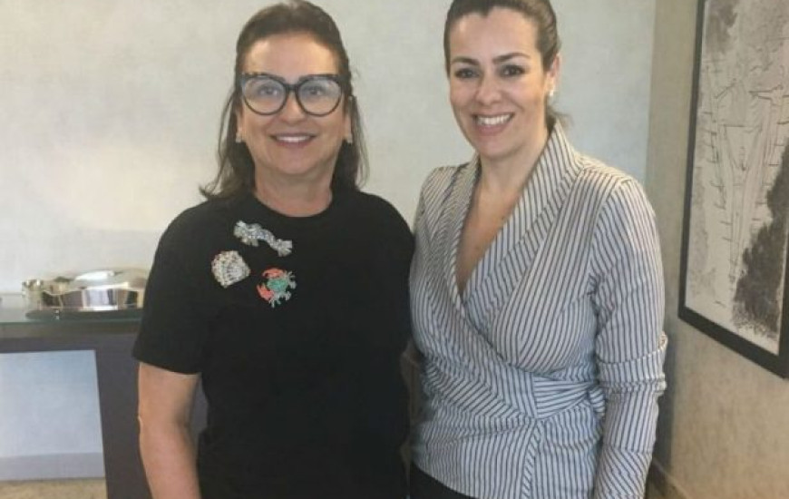 A Senadora Kátia Abreu e a prefeita Cinthia Ribeiro