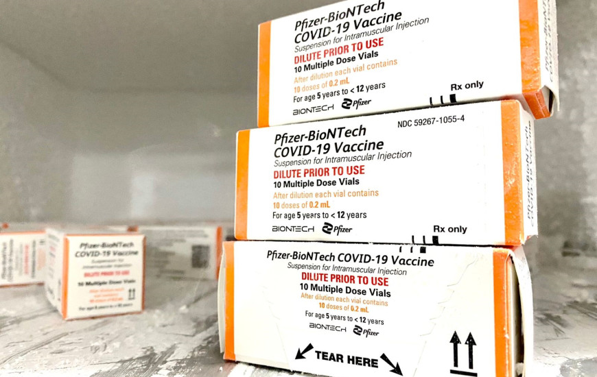 As doses de Pfizer pediátrica vão dar continuidade a imunização de crianças